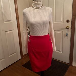 EXPRESS‎ Red pencil Women Skirt size 4